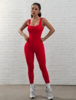 Enterizo Deportivo Transpirable Push Up Tiro bajo - Rojo Ref. 5235 - Imagen 3