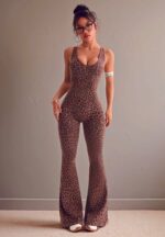 Enterizo Deportivo Push Up Animal Print - Marrón Ref. 5510 - Imagen 5