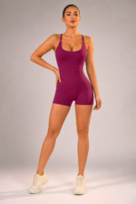 Enterizo Deportivo Seamless Push Up - Vino Ref. 5515 - Imagen 4