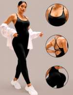 Enterizo Deportivo Push Up Seamless - Negro Ref. 5520 - Imagen 3