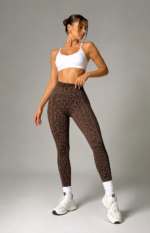 Leggings Deportivo Tiro Bajo Push Up - Marrón Ref. 1560 - Imagen 2