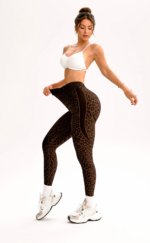 Leggings Deportivo Tiro Bajo Push Up - Marrón Ref. 1560 - Imagen 6
