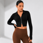 Chaqueta Deportiva Transpirable Premium - Negro Ref. 6190 - Imagen 2