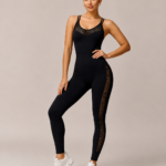 Enterizo Deportivo Push Up Control Abdomen - Negro Ref. 5525