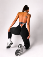 Enterizo Deportivo V-Shape Push Up Sculpt - Negro Ref 5535 - Imagen 3