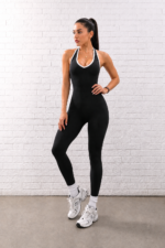Enterizo Deportivo V-Shape Push Up Sculpt - Negro Ref 5535 - Imagen 4