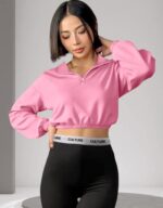 Chaqueta Deportiva Con Cremallera Ajustable - Rosa Ref. 6185 - Imagen 4