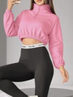 Chaqueta Deportiva Con Cremallera Ajustable - Rosa Ref. 6185 - Imagen 6
