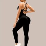 Enterizo Deportivo Push Up Seamless - Negro Ref. 5520