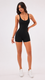 Enterizo Deportivo Push Up Seamless - Negro Ref. 5540 - Imagen 6