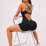 Enterizo Deportivo Push Up Seamless - Negro Ref. 5540