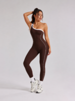 Enterizo Deportivo Push Up One Shoulder - Marrón Ref. 5545 - Imagen 5