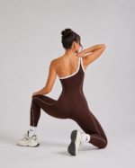 Enterizo Deportivo Push Up One Shoulder - Marrón Ref. 5545 - Imagen 6