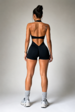 Enterizo Seamless Push Up Tiro Bajo Sculpt - Negro Ref. 5560 - Imagen 7