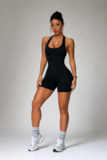 Enterizo Seamless Push Up Tiro Bajo Sculpt - Negro Ref. 5560 - Imagen 5