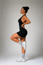 Enterizo Seamless Push Up Tiro Bajo Sculpt - Negro Ref. 5560 - Imagen 6