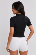 Chaqueta Deportiva SculptFit Manga Corta - Negro Ref. 6195 - Imagen 4
