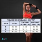 Crop Top Deportivo Seamless con Cremallera - Blanco Ref. 2610 - Imagen 6