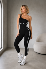 Enterizo Deportivo Push Up Seamless - Negro Ref. 5580