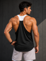 Camiseta Deportiva Athletic Tank Top – Negro Ref. 3015 - Imagen 6