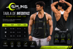 Camiseta Deportiva Athletic Tank Top – Negro Ref. 3015 - Imagen 7