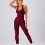 Enterizo Deportivo Sculpt Fit Seamless - Rojo Vino Ref. 5590