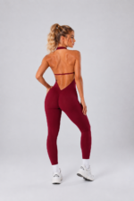 Enterizo Deportivo Sculpt Fit Seamless - Rojo Vino Ref. 5590 - Imagen 2