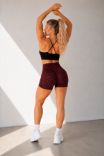 Biker Short Animal Print Push Up - Marrón Ref. 4180 - Imagen 5