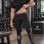 Leggings Lycra Deportivo Hombre PEIKOU - Negro Ref. 8055