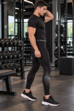 Leggings Lycra Deportivo Hombre PEIKOU - Negro Ref. 8055 - Imagen 4