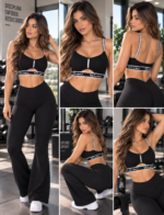 Crop Top Deportivo Sweet - Negro Ref. 2545 - Imagen 6