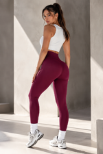 Leggings Deportivo Térmico Tipo Sudadera - Borgoña Ref. 1570 - Imagen 2