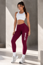 Leggings Deportivo Térmico Tipo Sudadera - Borgoña Ref. 1570 - Imagen 3