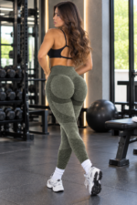 Lycra Leggings Deportivo Push Up - Verde Ref. 1580 - Imagen 4