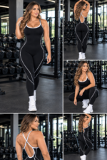 Enterizo Deportivo Seamless Push Up - Negro Ref. 5595 - Imagen 6